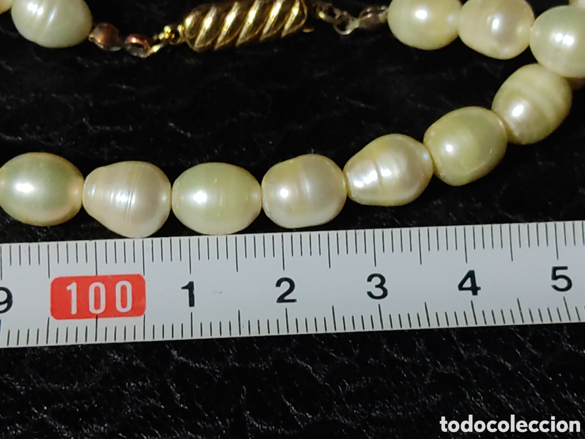 Joyeria: Hermoso collar de perlas barrocas. - Foto 4