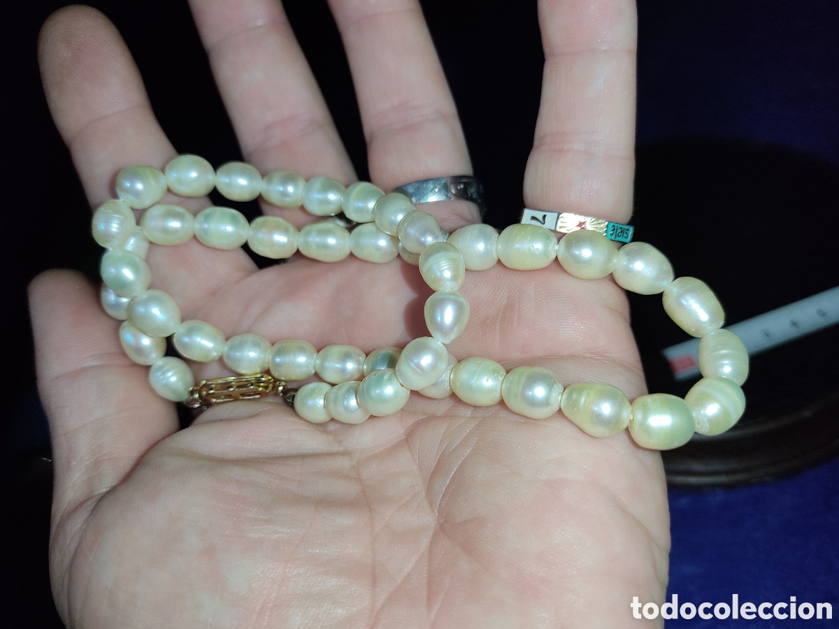 Joyeria: Hermoso collar de perlas barrocas. - Foto 5
