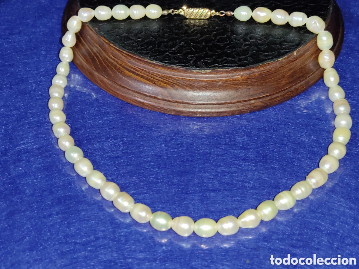 Joyeria: Hermoso collar de perlas barrocas. - Foto 1
