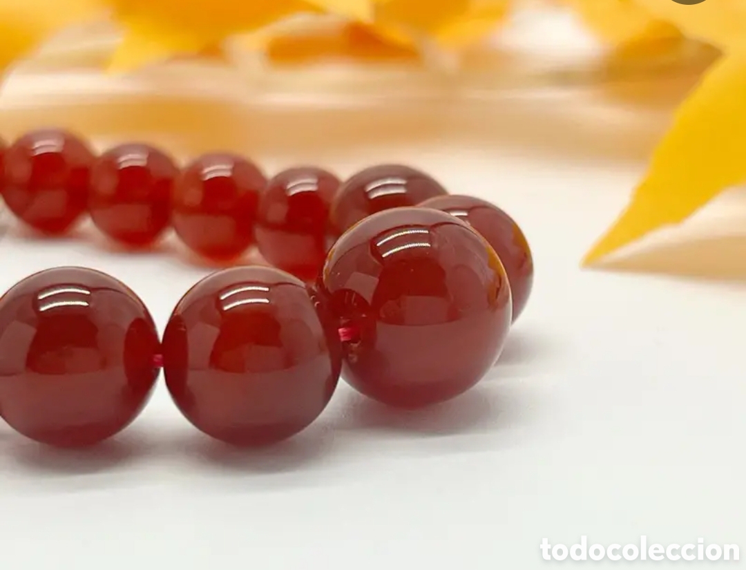 Joyeria: COLLAR DE JADE ROJO NATURAL - Foto 5