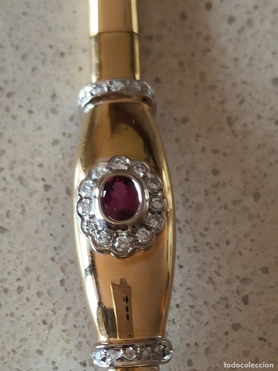 Joyeria: PULSERA ORO 18K RUB&Iacute; Y BRILLANTES - Foto 3