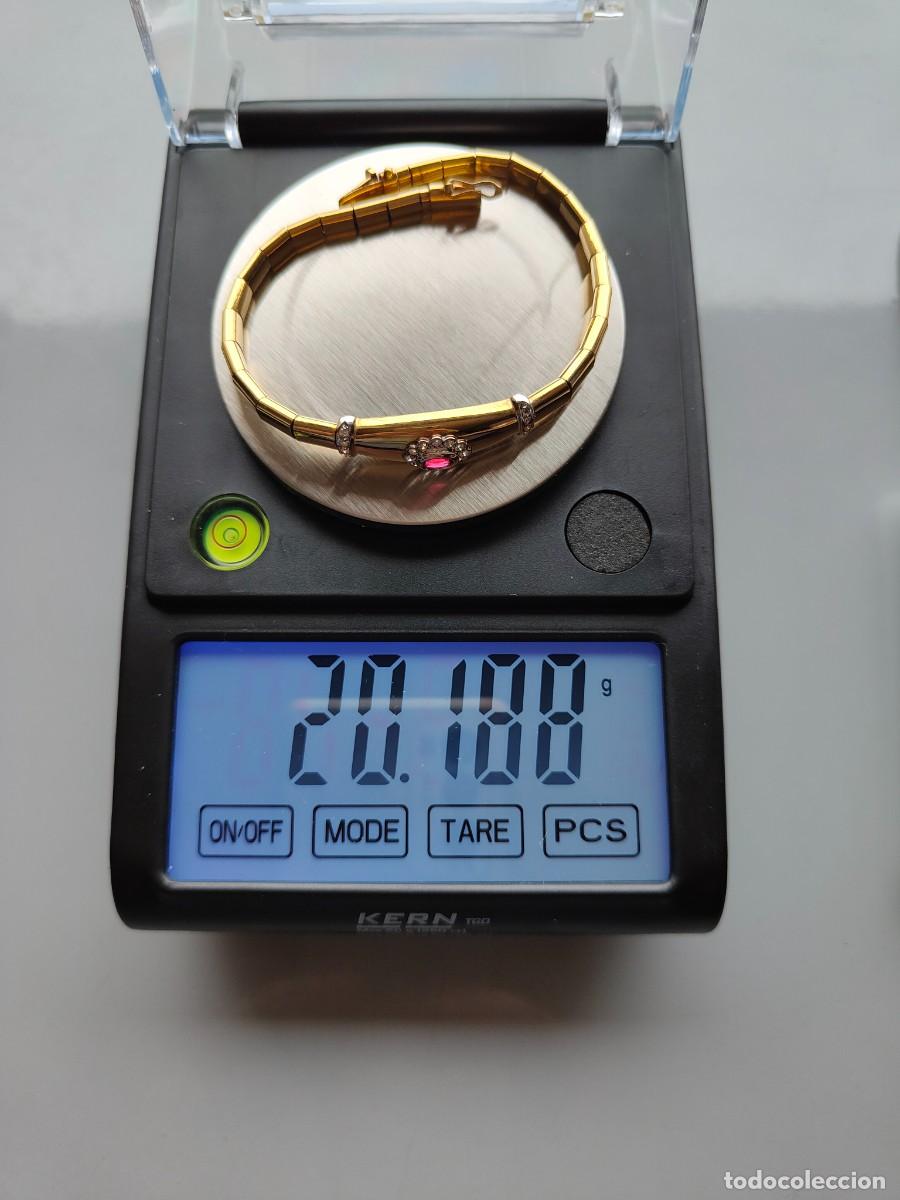 Joyeria: PULSERA ORO 18K RUB&Iacute; Y BRILLANTES - Foto 7