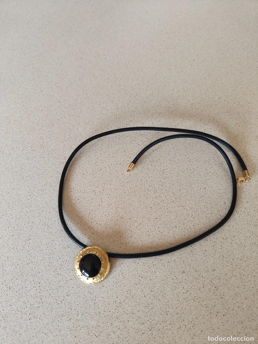 Joyeria: GARGANTILLA BOTON TRIBAL EN ORO DE 18K Y &Oacute;NIX - Foto 2