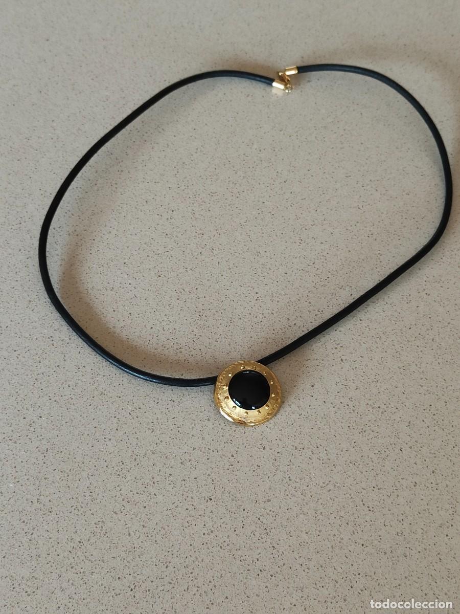 Joyeria: GARGANTILLA BOTON TRIBAL EN ORO DE 18K Y &Oacute;NIX - Foto 3