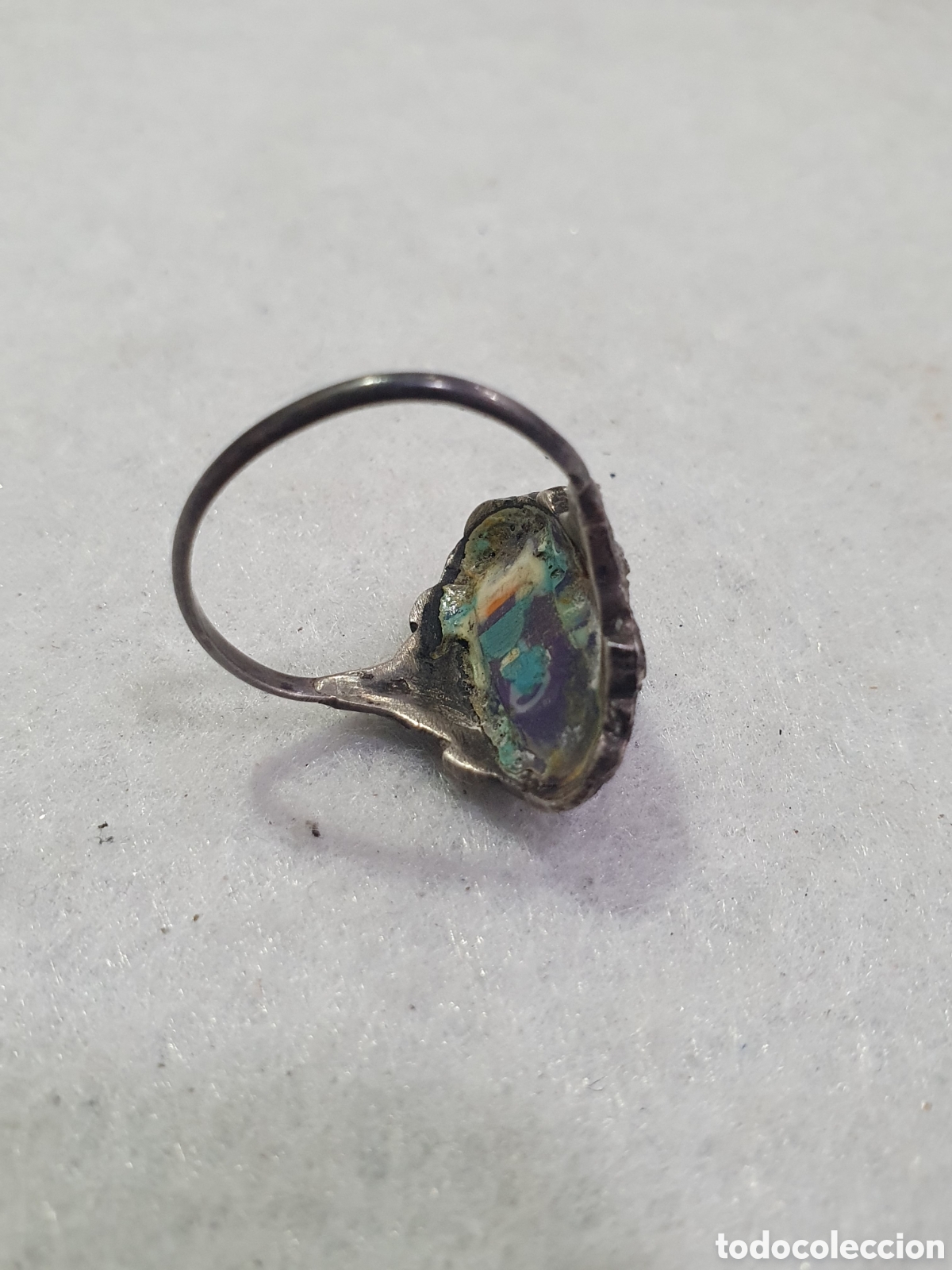 Joyeria: Anillo plata de ley con marcasitas. (L8) - Foto 2