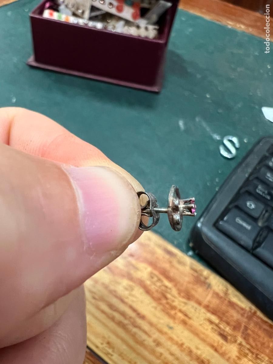 Joyeria: PAREJA DE PENDIENTES DE PLATA - MEDIDA 5 MM - Foto 2
