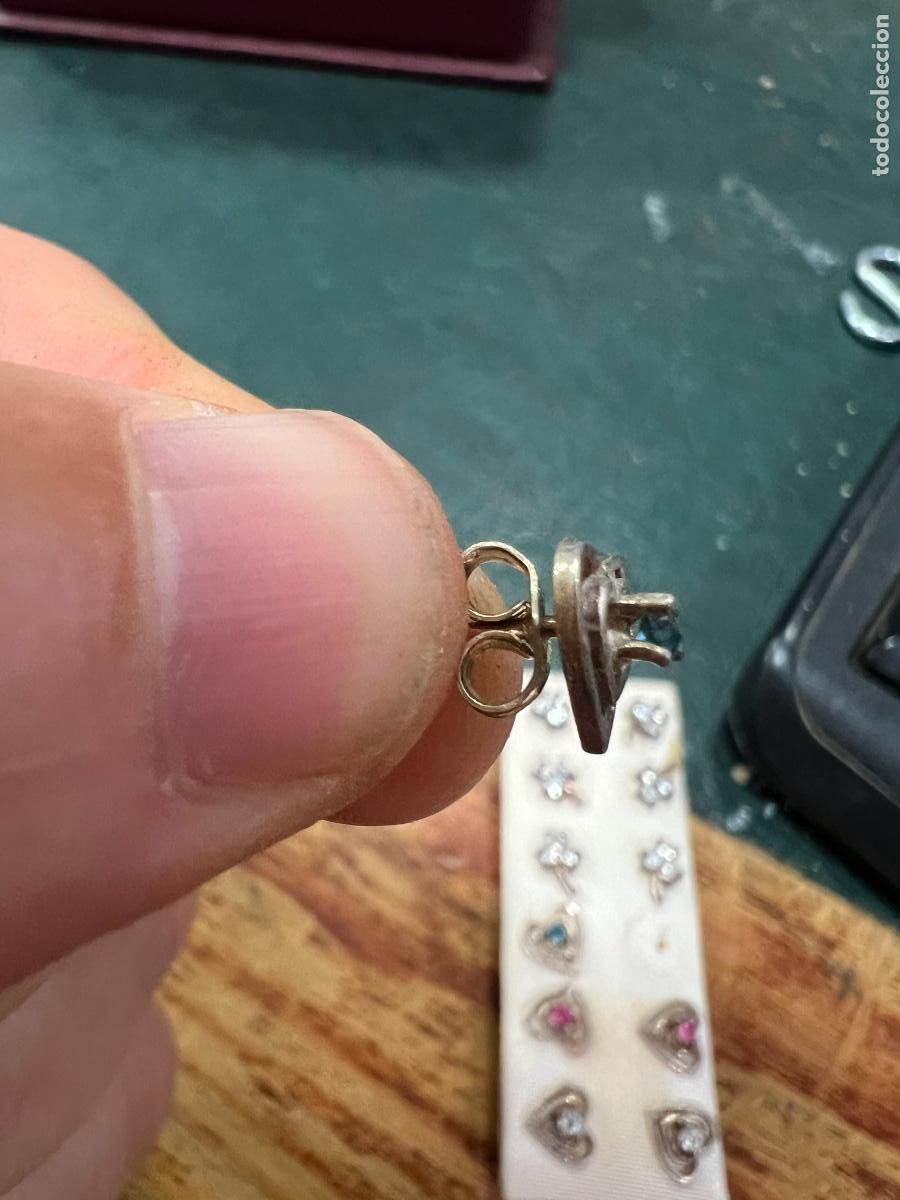 Joyeria: PAREJA DE PENDIENTES DE PLATA - MEDIDA 5 MM - Foto 2