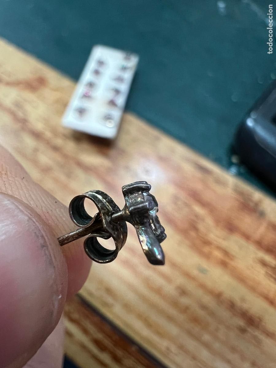 Joyeria: PAREJA DE PENDIENTES DE PLATA - MEDIDA 5 MM - Foto 2