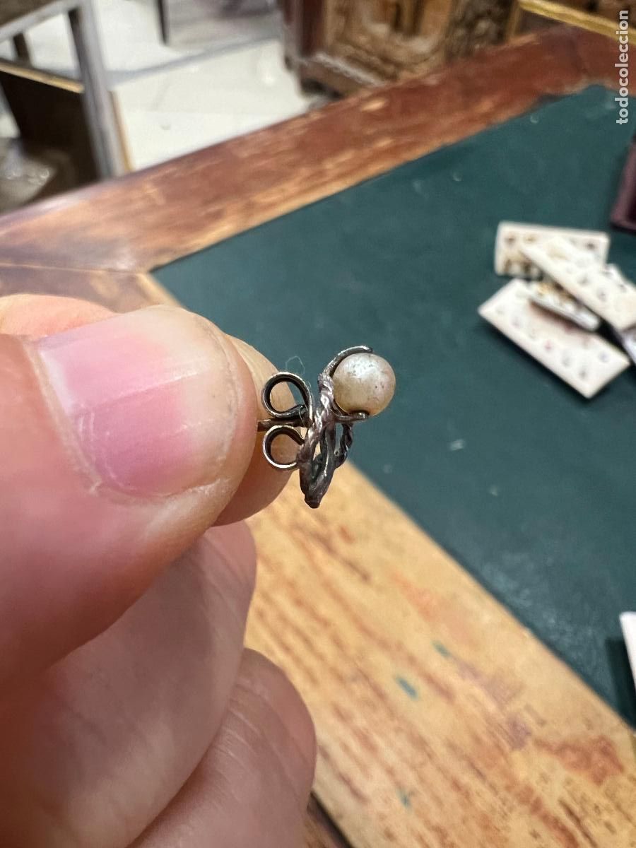 Joyeria: PAREJA DE PENDIENTES DE PLATA - MEDIDA 1 CM - Foto 2