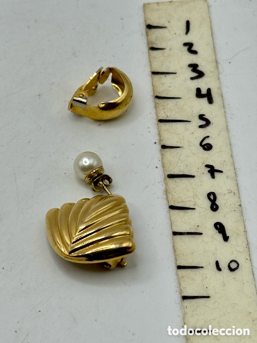 Joyeria: Antiguos Pendientes Dorados - Foto 7