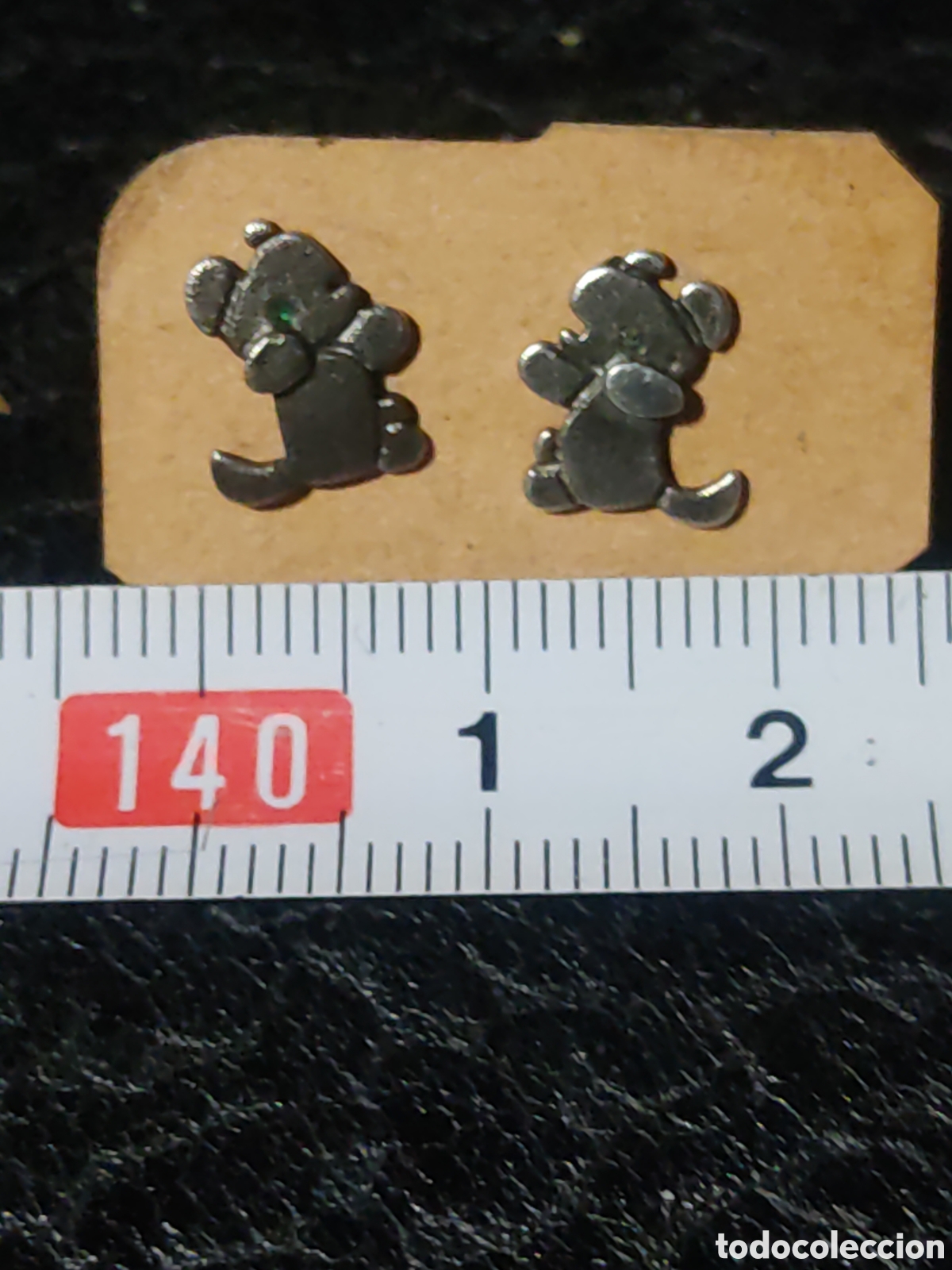Joyeria: Pendientes perrito de plata 925.Vintage - Foto 2