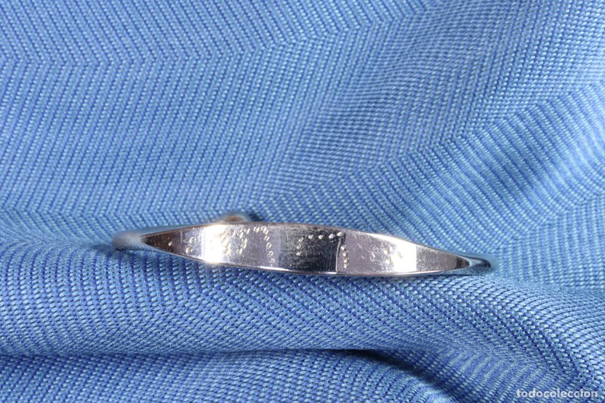Joyeria: Pulsera de plata. Abierta con bolas. Silver bracelet. Open with beads. - Foto 3