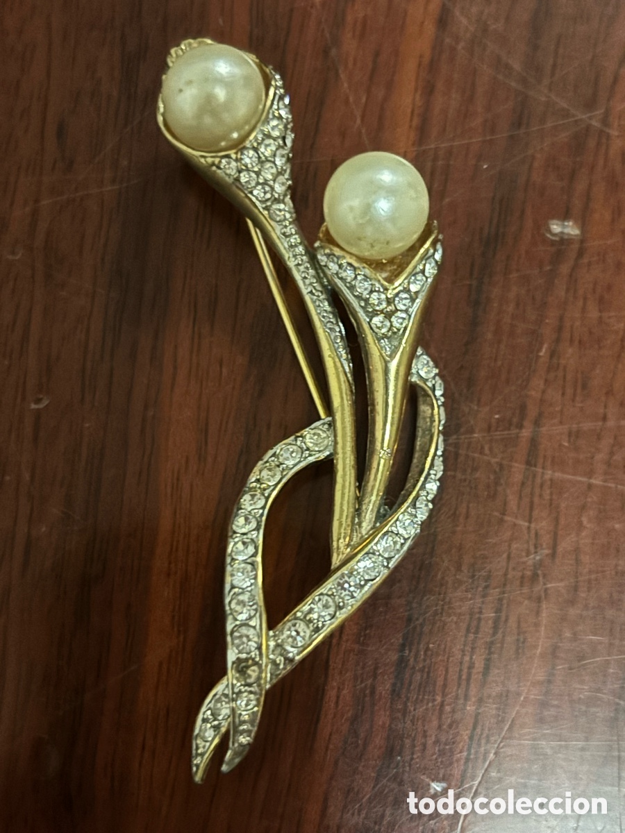 Joyeria: Broche dorado vintage - Foto 1