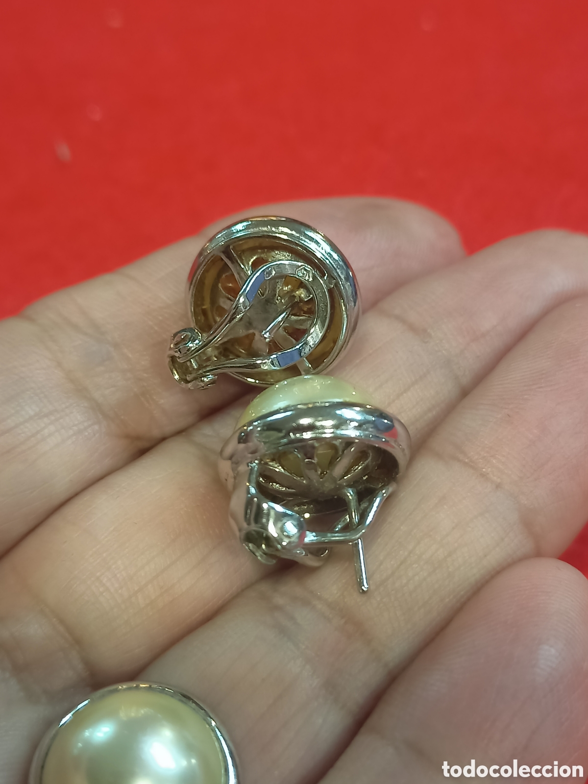 Joyeria: Conjunto de anillo y pendientes vintage. REF-5773 - Foto 4