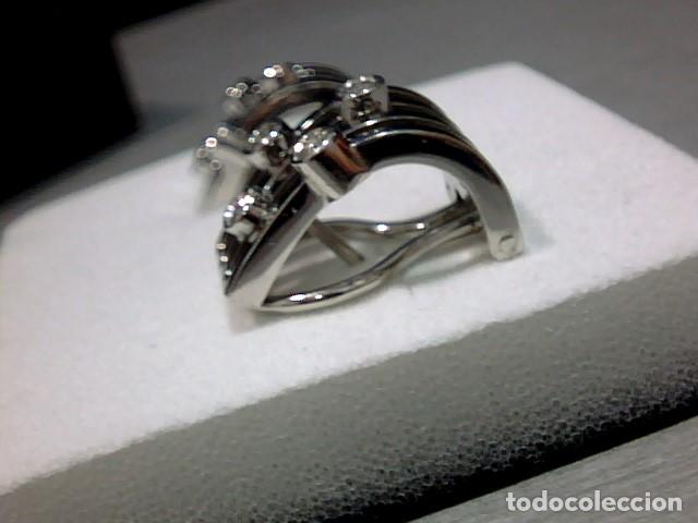 Joyeria: pendientes oro blanco 18 kts y diamantes - Foto 4
