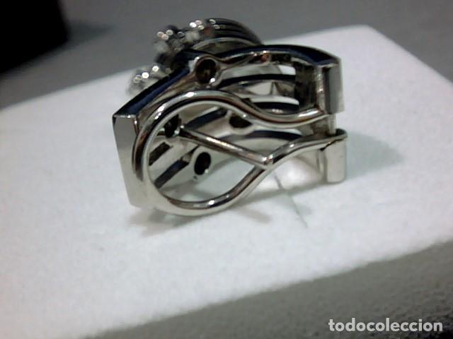 Joyeria: pendientes oro blanco 18 kts y diamantes - Foto 5