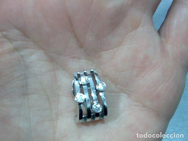 Joyeria: pendientes oro blanco 18 kts y diamantes - Foto 7