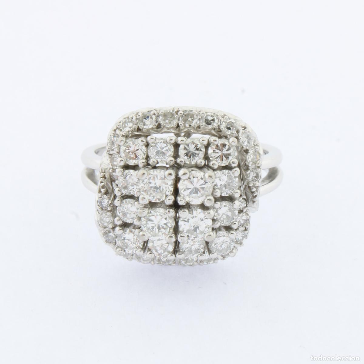 Joyeria: Anillo oro blanco con diamantes - Foto 2