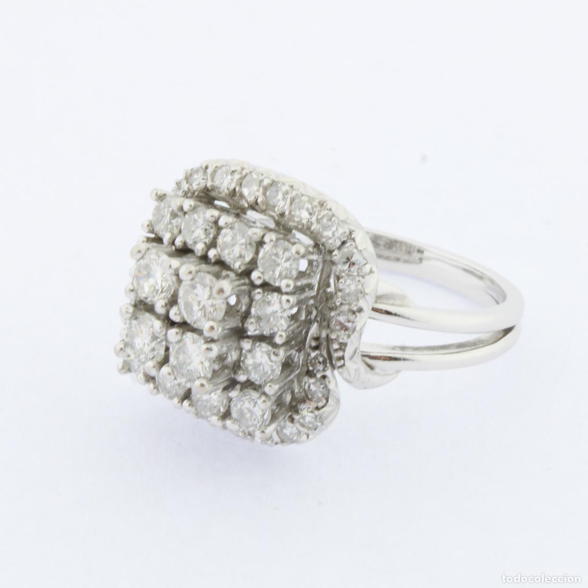 Joyeria: Anillo oro blanco con diamantes - Foto 3