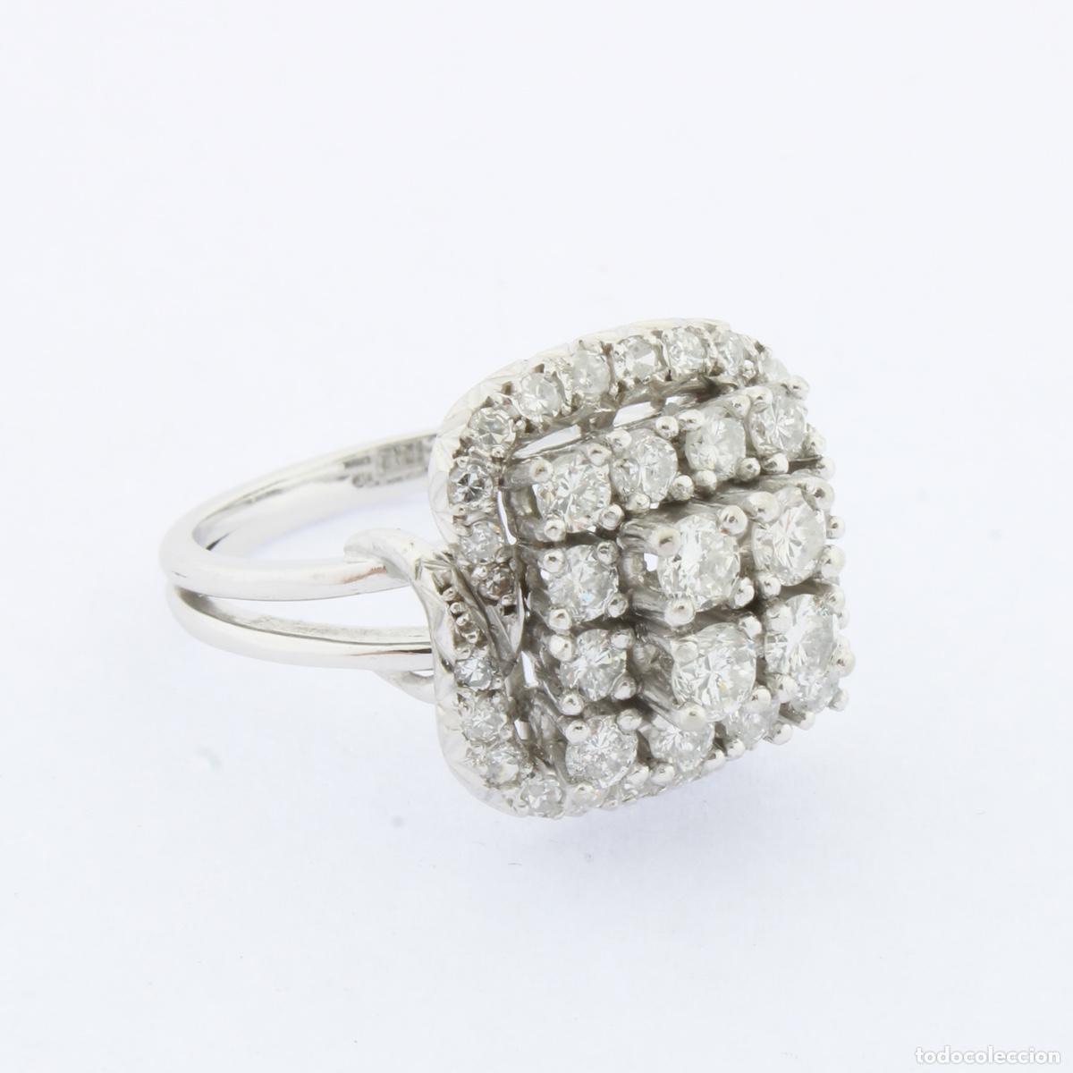 Joyeria: Anillo oro blanco con diamantes - Foto 4
