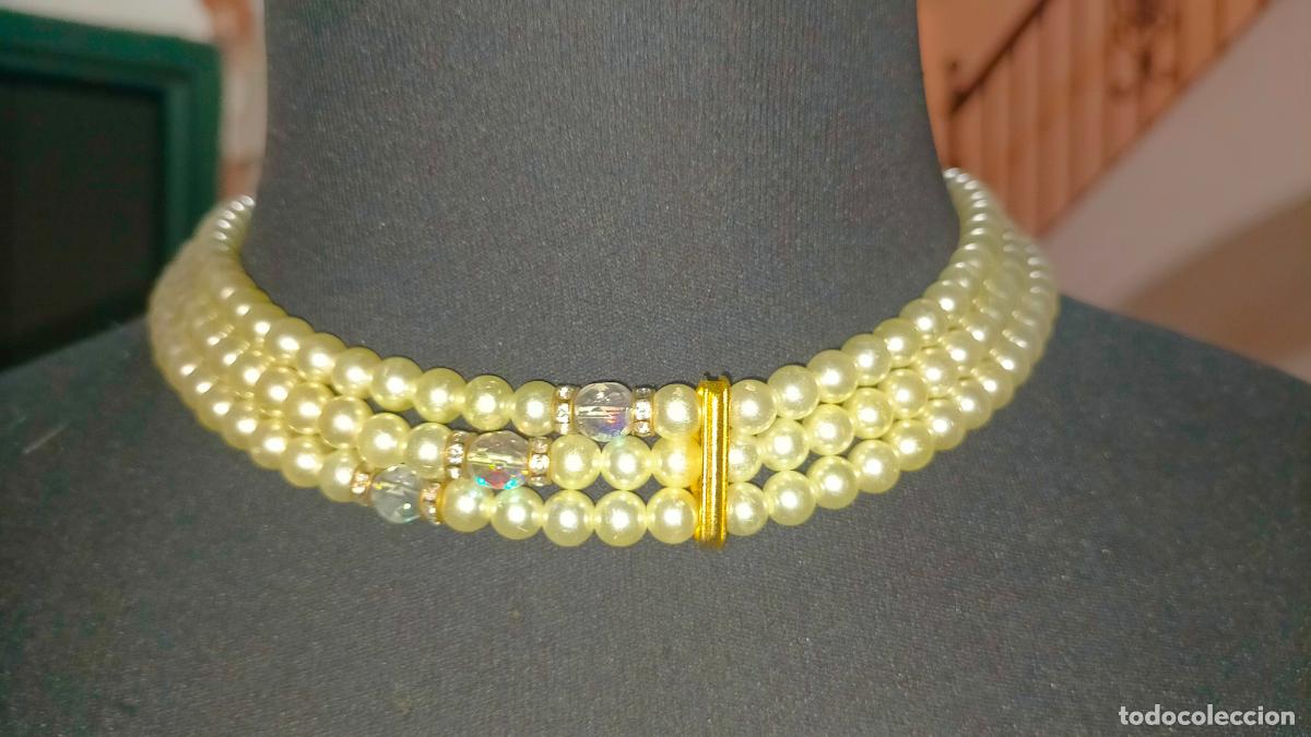 Joyeria: JUEGO COLLAR GARGANTILLA Y PULSERA PERLAS - Foto 6