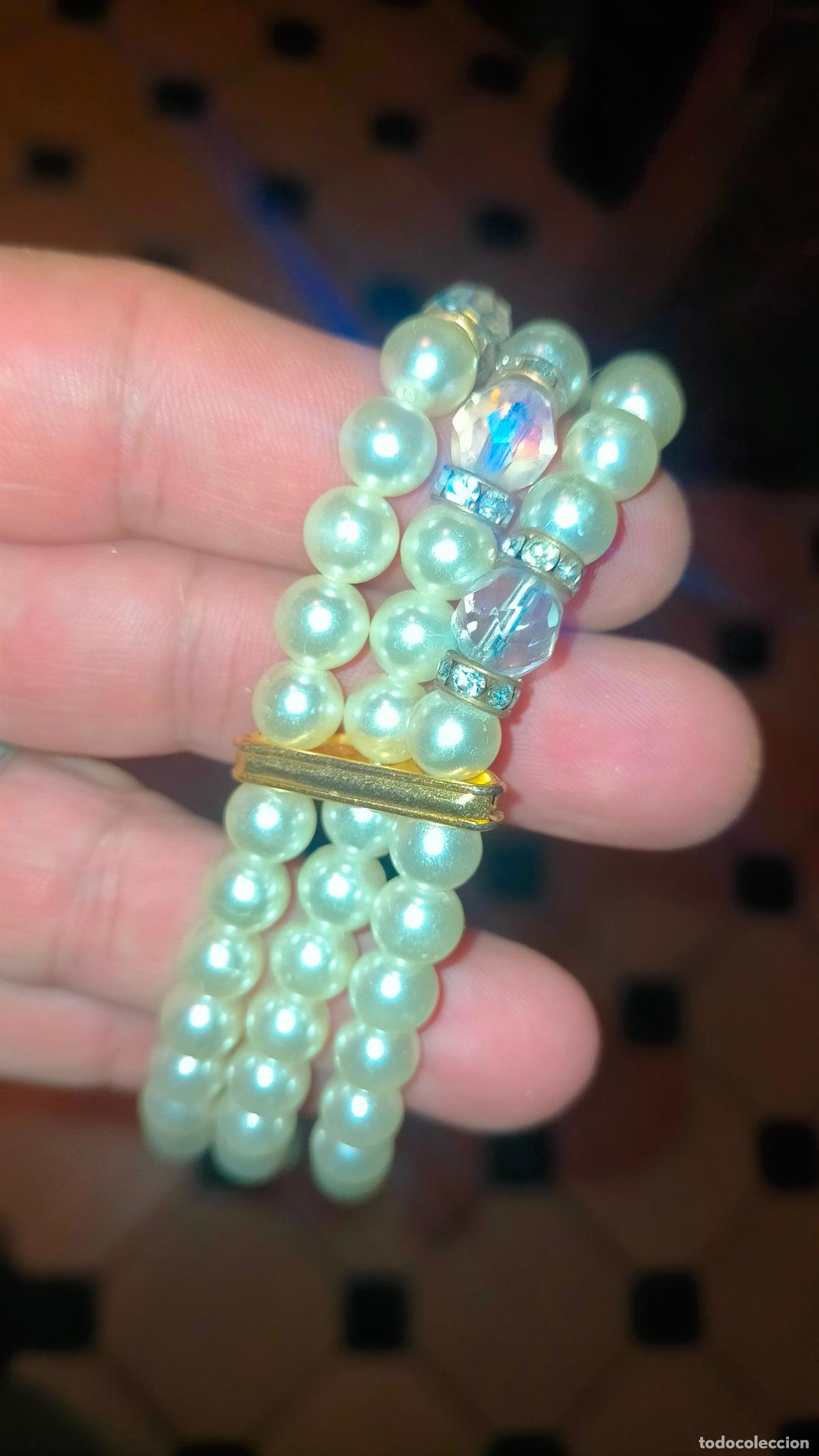 Joyeria: JUEGO COLLAR GARGANTILLA Y PULSERA PERLAS - Foto 8