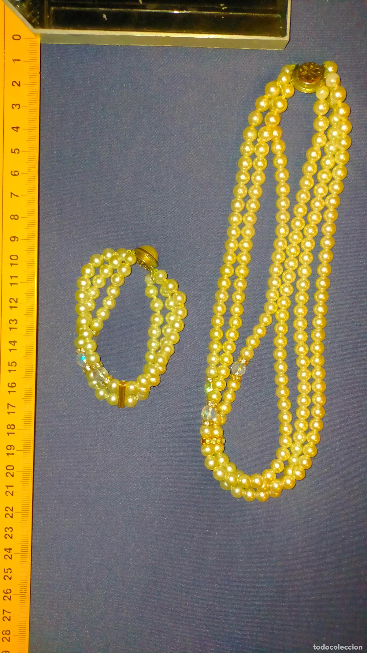 Joyeria: JUEGO COLLAR GARGANTILLA Y PULSERA PERLAS - Foto 12
