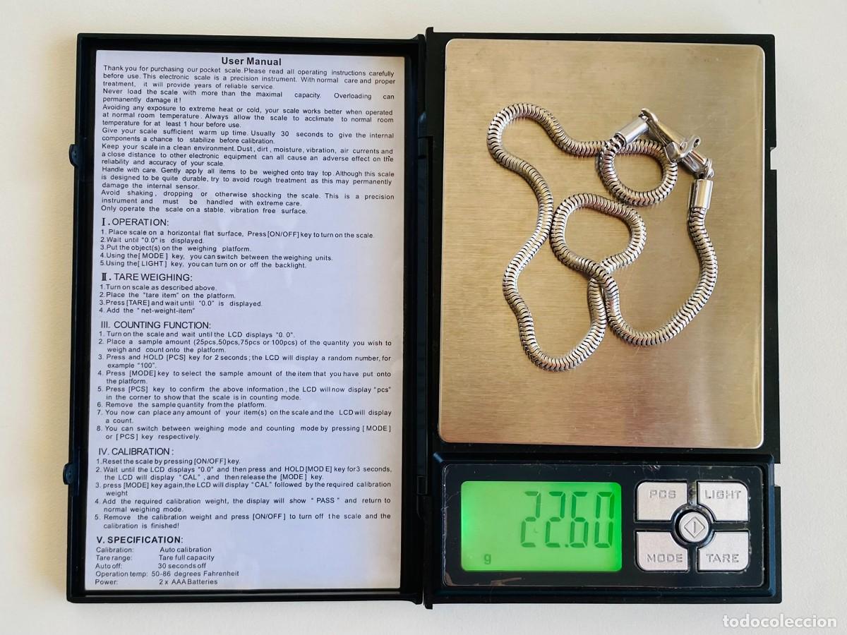 Joyeria: Cadena de plata PACIOTTI 925 - Foto 6