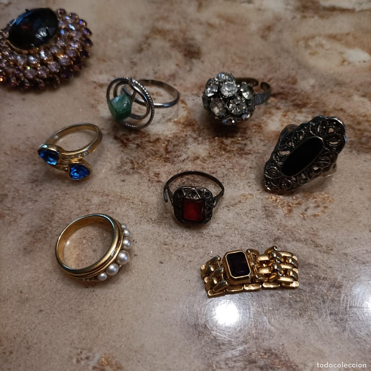 Joyeria: Lote broches y anillos. - Foto 5
