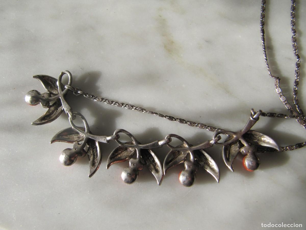 Joyeria: gargantilla plata y coral - Foto 3