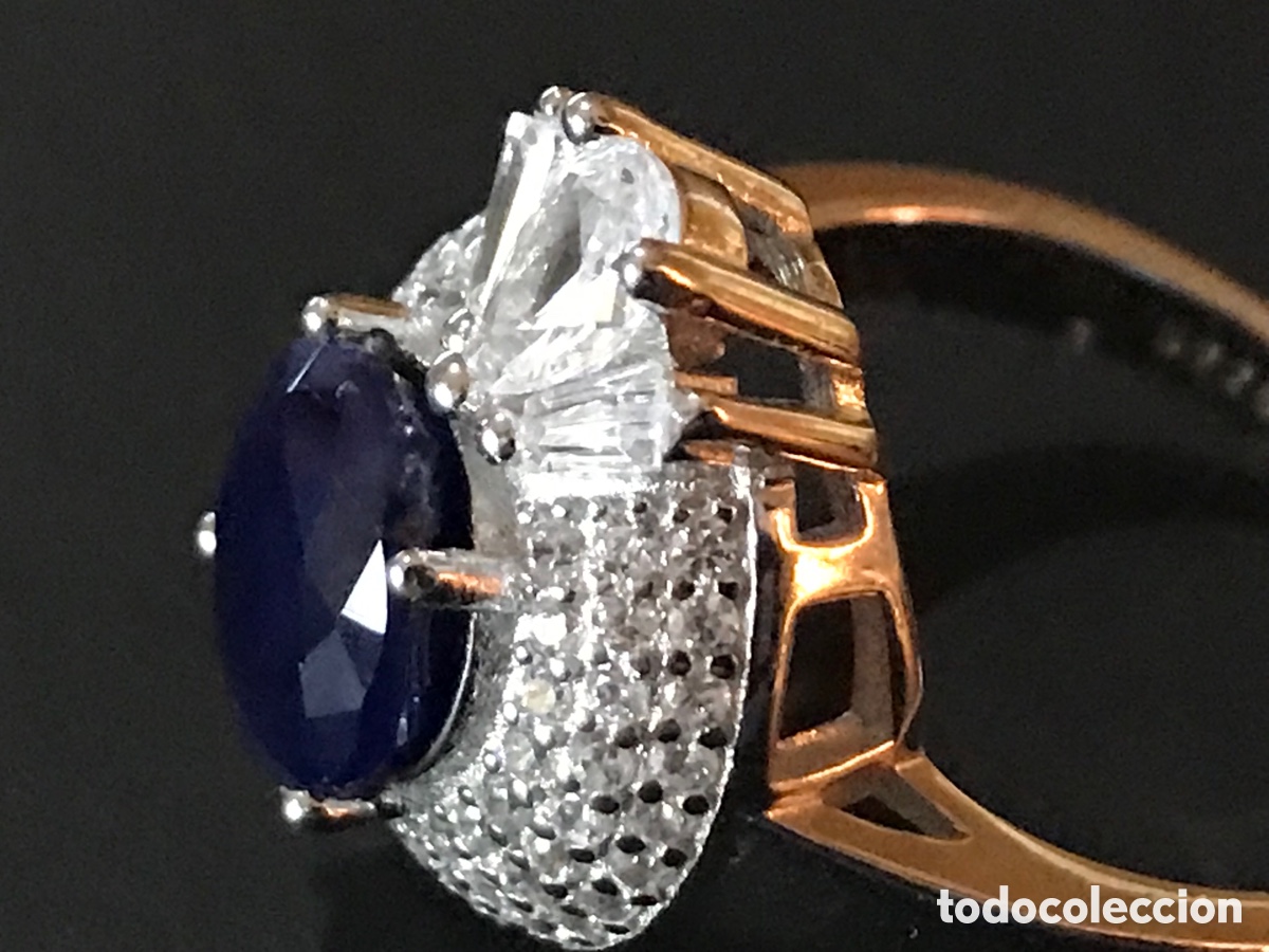 Joyeria: Anillo plata de ley y zafiro - Foto 7