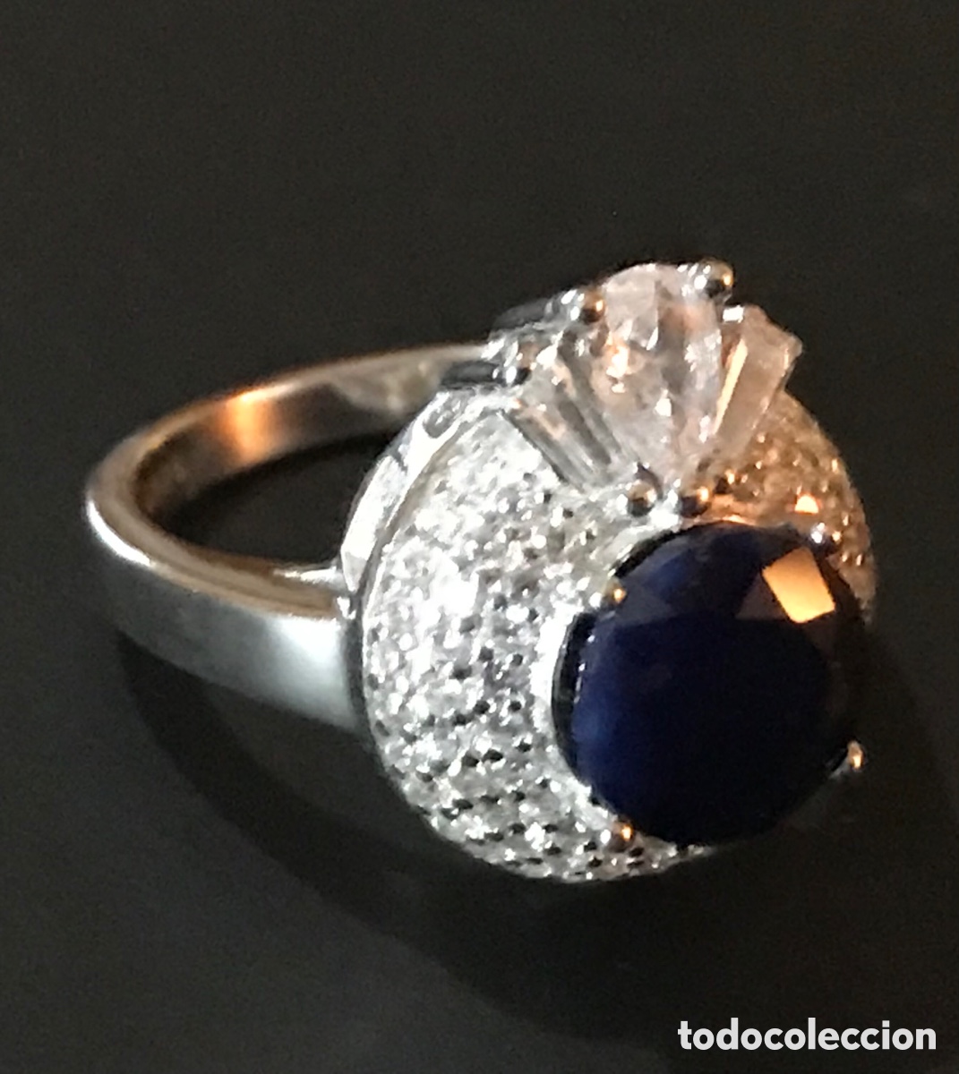 Joyeria: Anillo plata de ley y zafiro - Foto 12