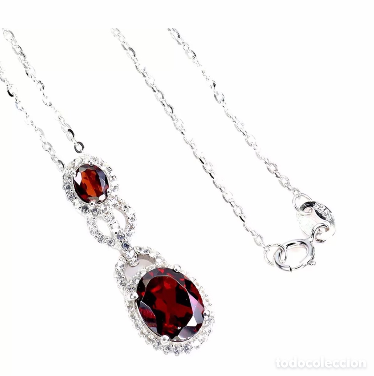Joyeria: Collar plata y granates - Foto 1