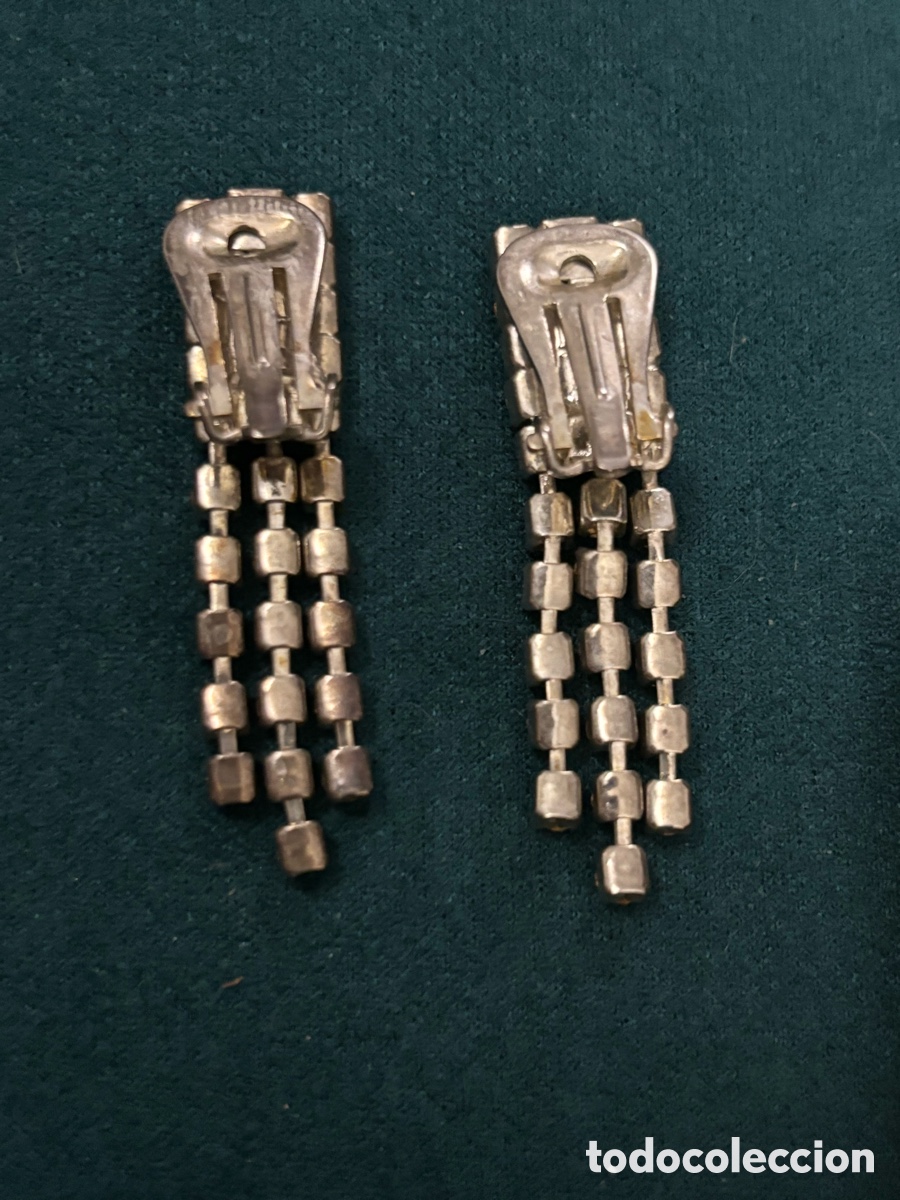 Joyeria: Pendientes plateados y strass - Foto 2