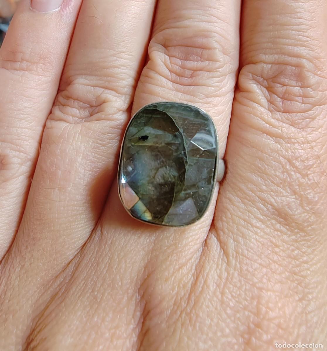 Joyeria: Anillo Labradorita Plata de Ley - Foto 3