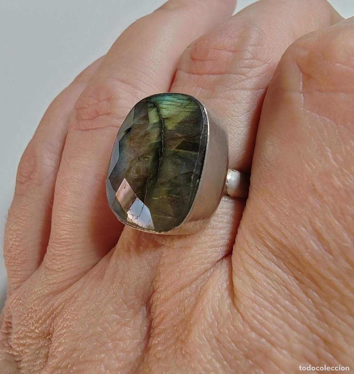 Joyeria: Anillo Labradorita Plata de Ley - Foto 4