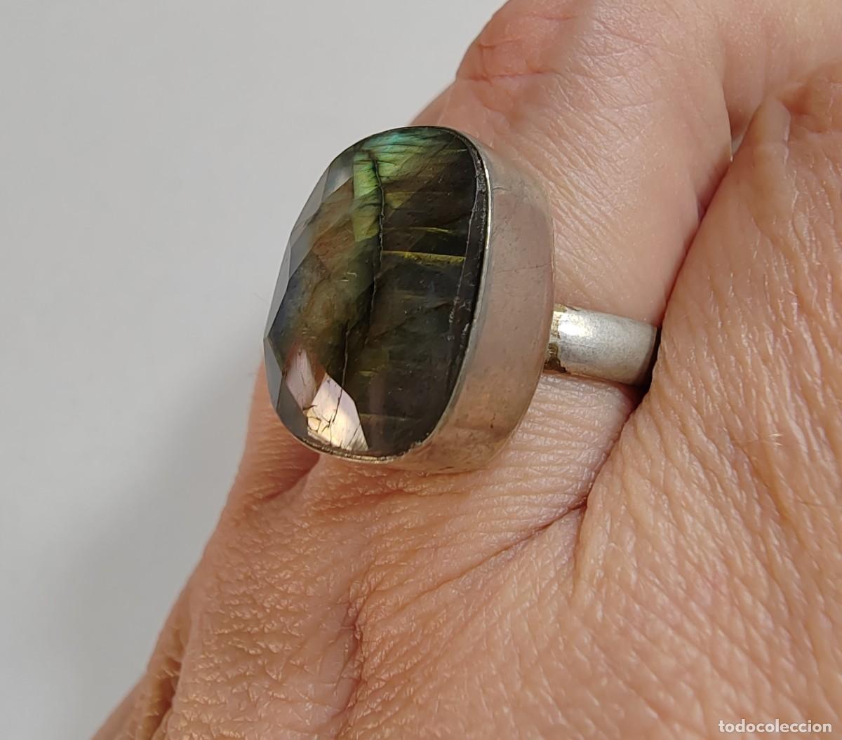 Joyeria: Anillo Labradorita Plata de Ley - Foto 5