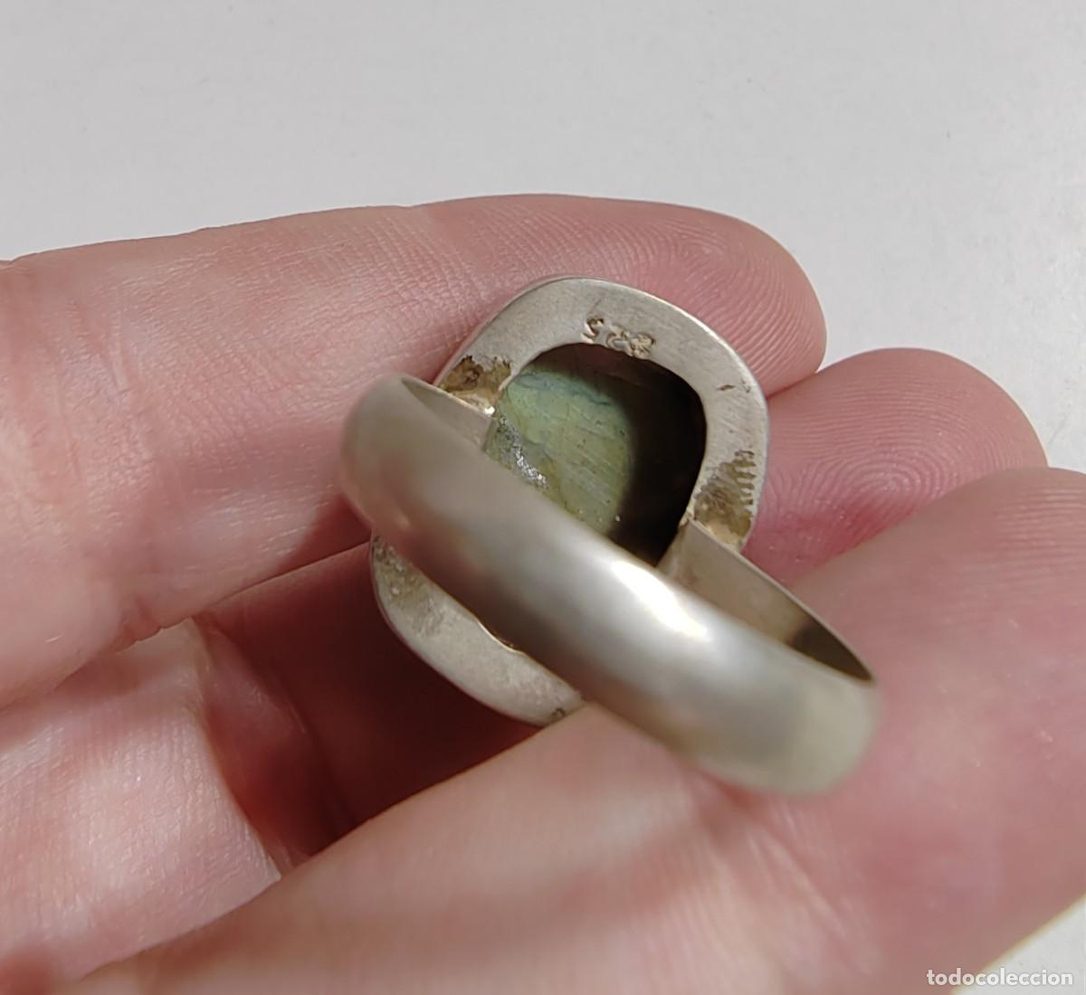 Joyeria: Anillo Labradorita Plata de Ley - Foto 6