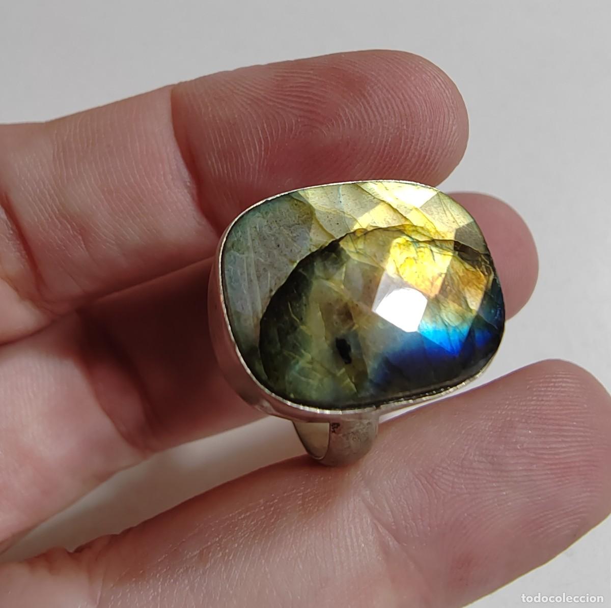 Joyeria: Anillo Labradorita Plata de Ley - Foto 7