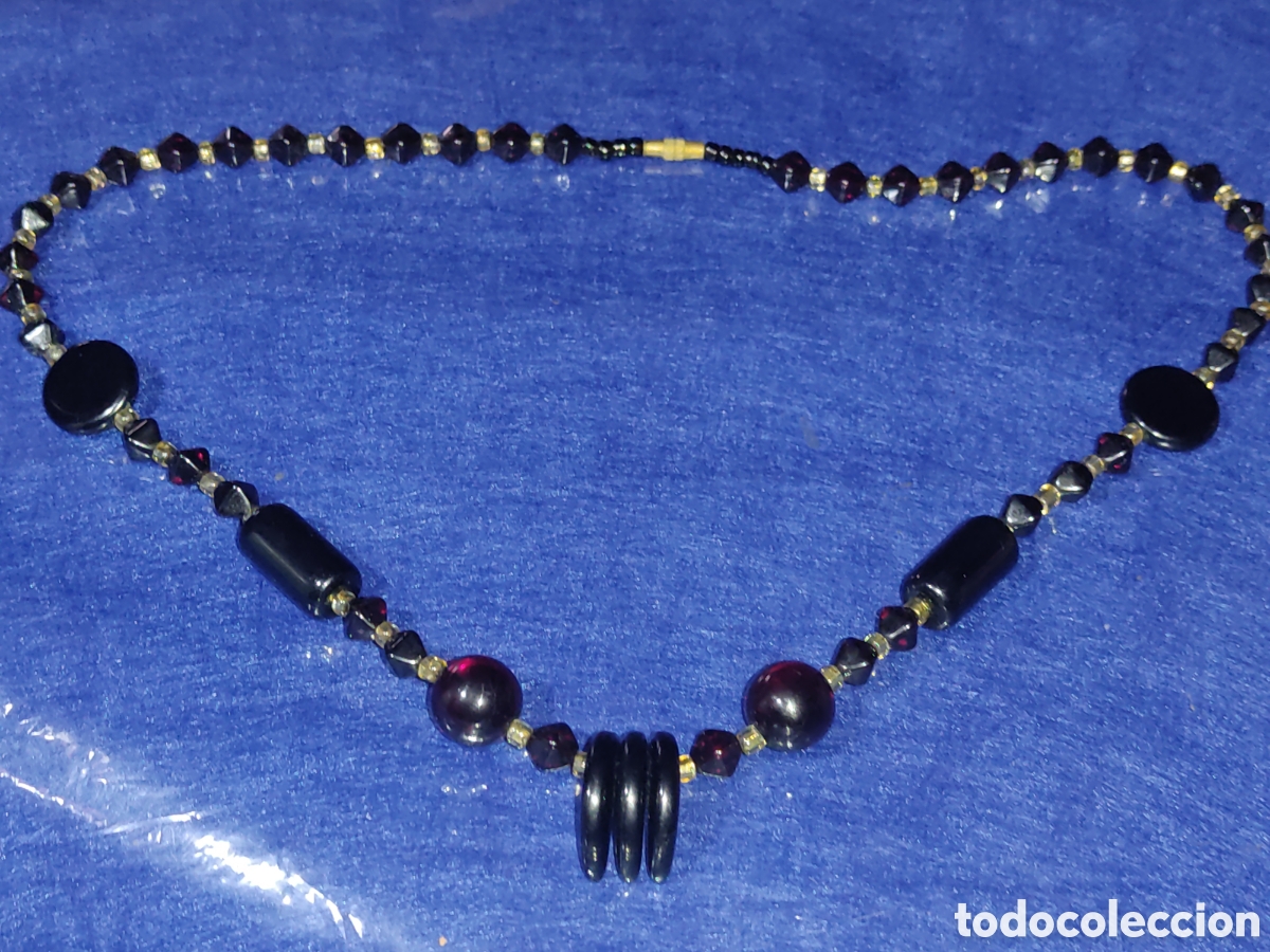 Joyeria: Collar de &oacute;nice o cristal.Vintage. - Foto 2