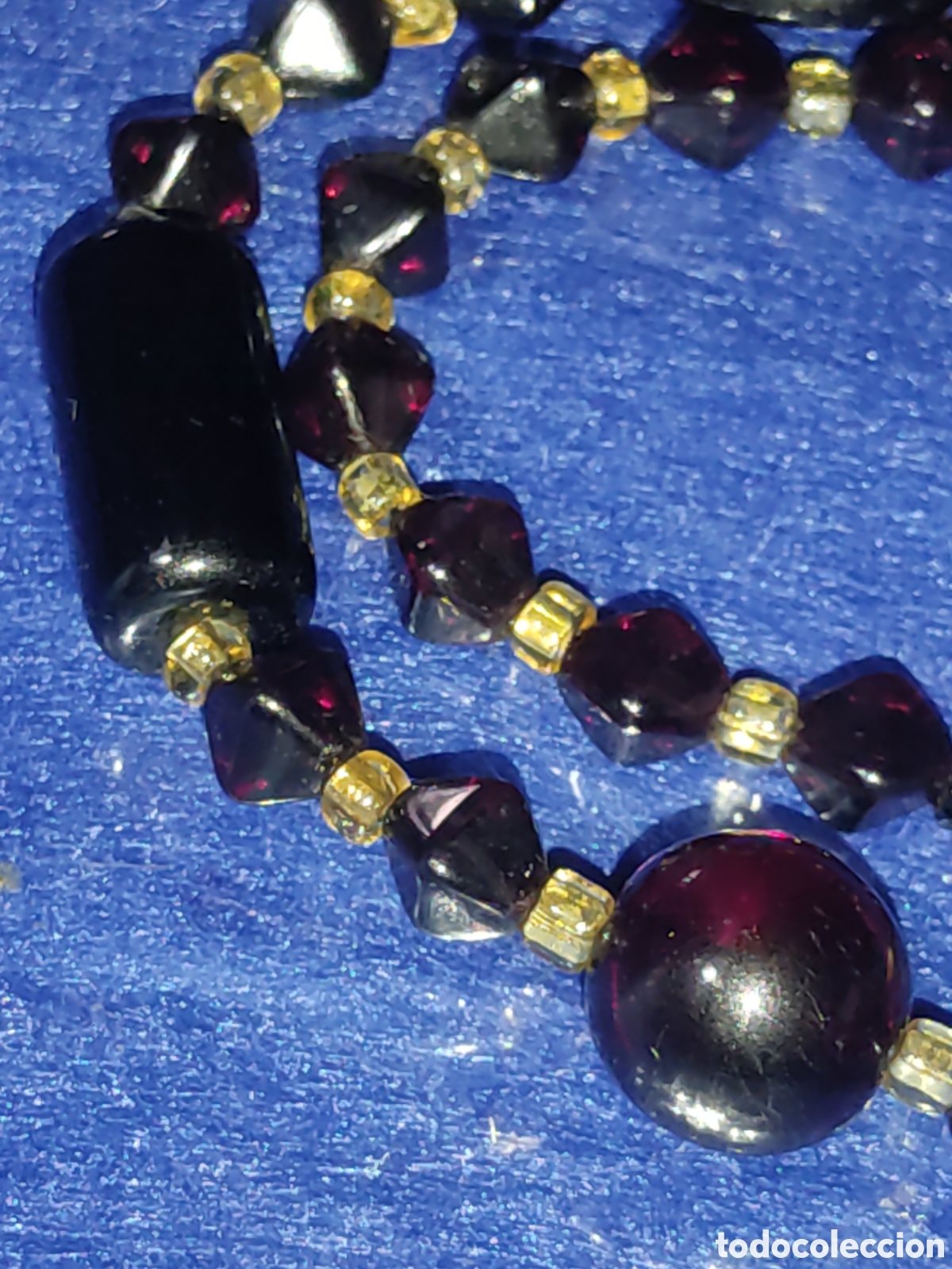 Joyeria: Collar de &oacute;nice o cristal.Vintage. - Foto 5