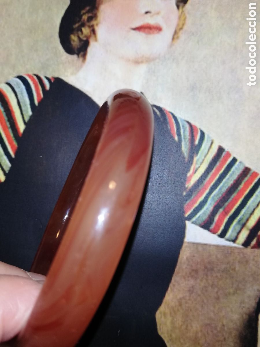 Joyeria: VINTAGE. PULSERA. PIEDRA EN JADE, AGATA - Foto 4