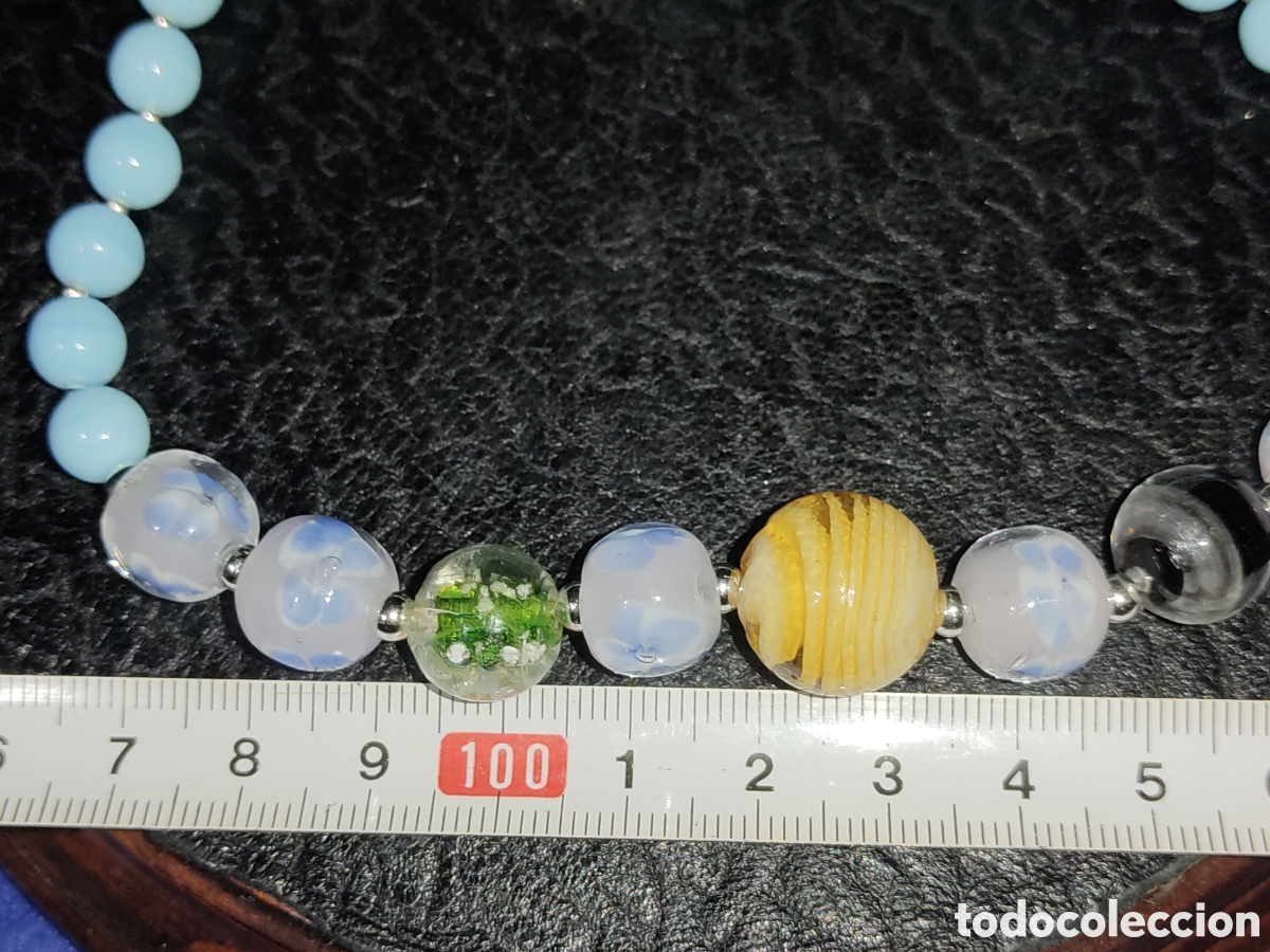 Joyeria: Collar de cristal de Murano.Vintage. - Foto 2