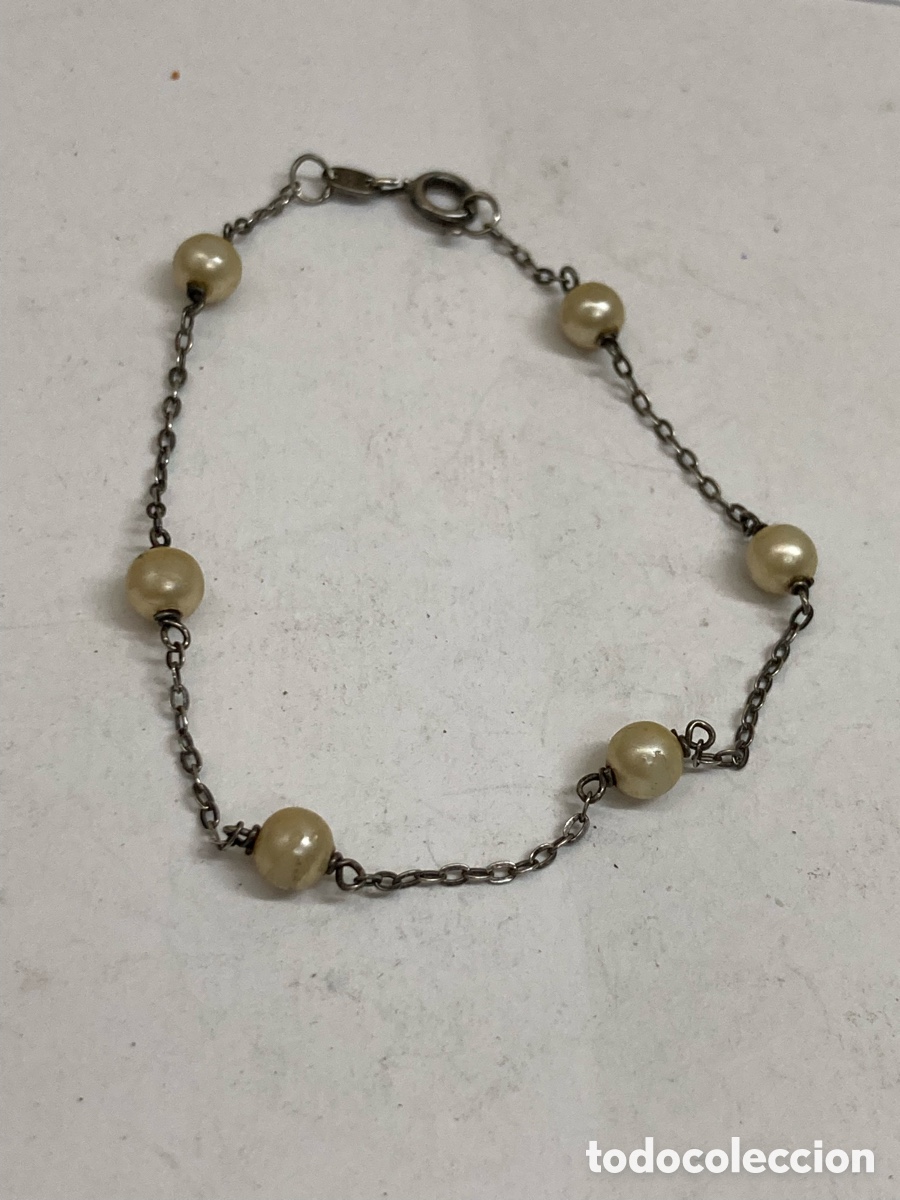Joyeria: Pulsera de plata y perla Pul 201 - Foto 1