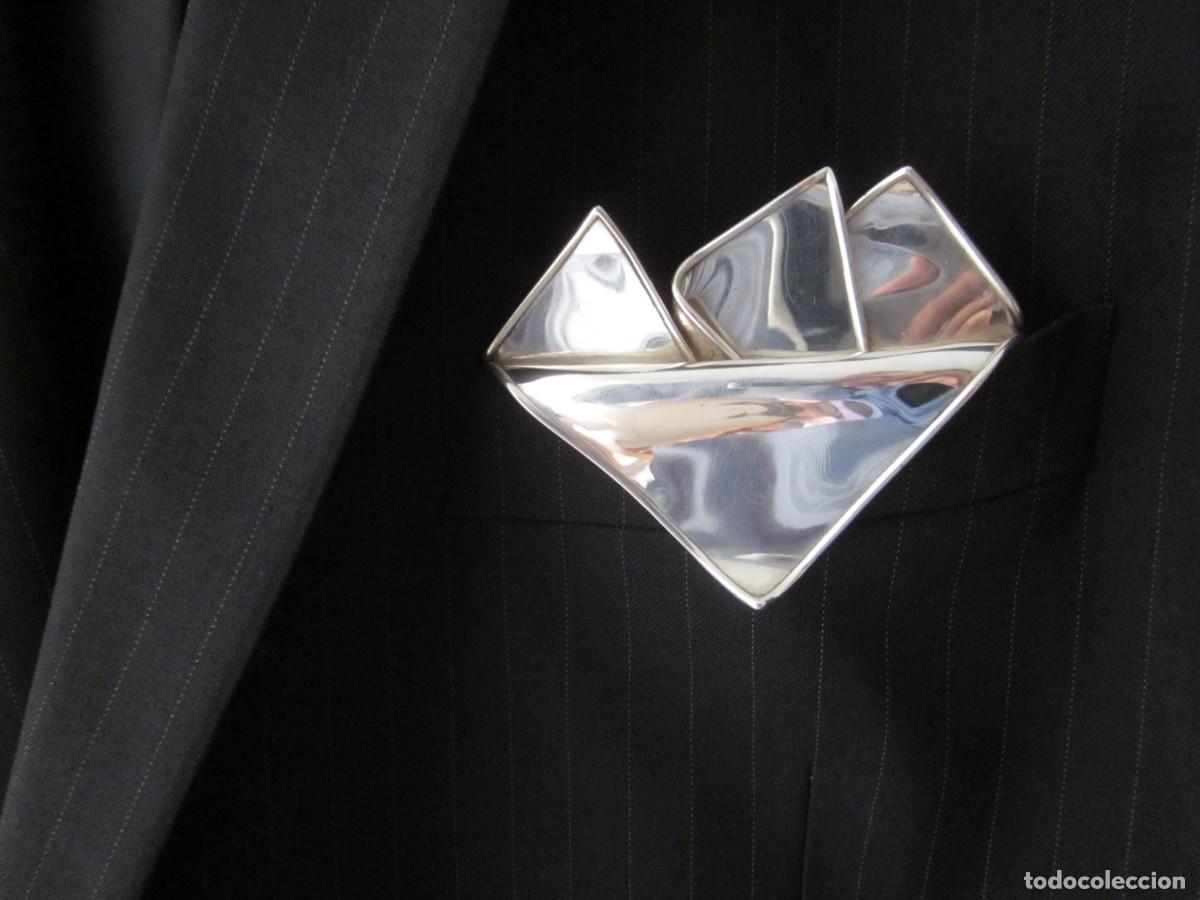 Joyeria: PA&Ntilde;UELO DE BOLSILLO DE PLATA 925. POCHETTE, POCKET SQUARE. - Foto 1