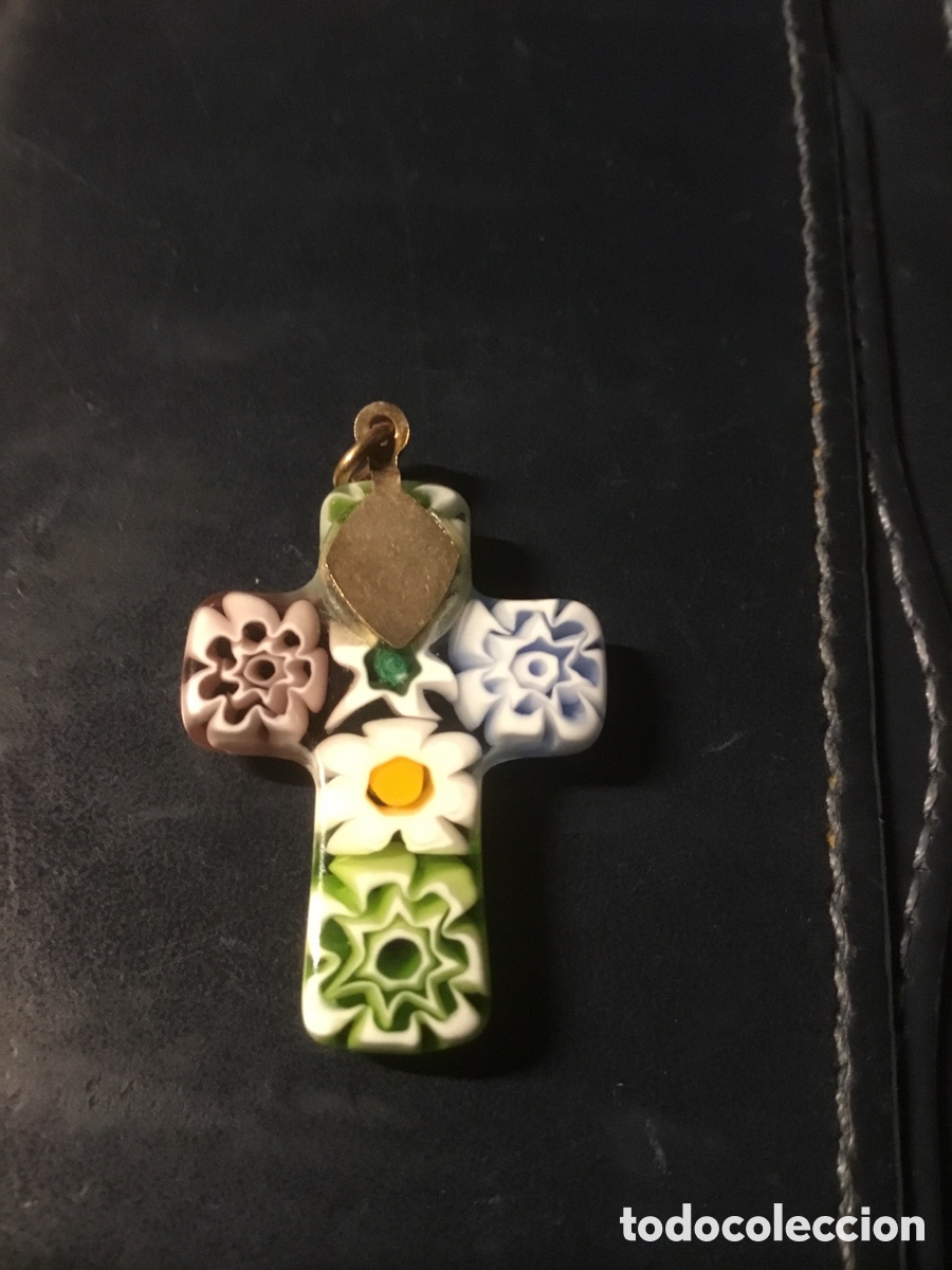 Joyeria: Cruz cristal de Murano. - Foto 2