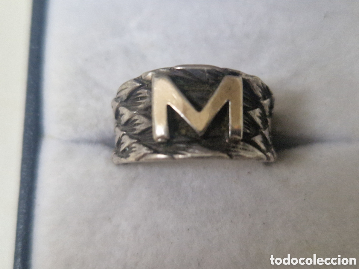 Joyeria: ANILLO PLATA LETRA M - Foto 2