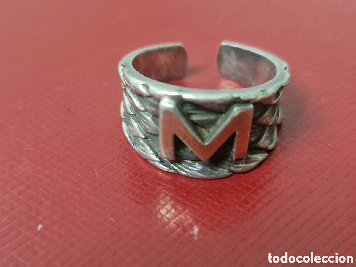 Joyeria: ANILLO PLATA LETRA M - Foto 4