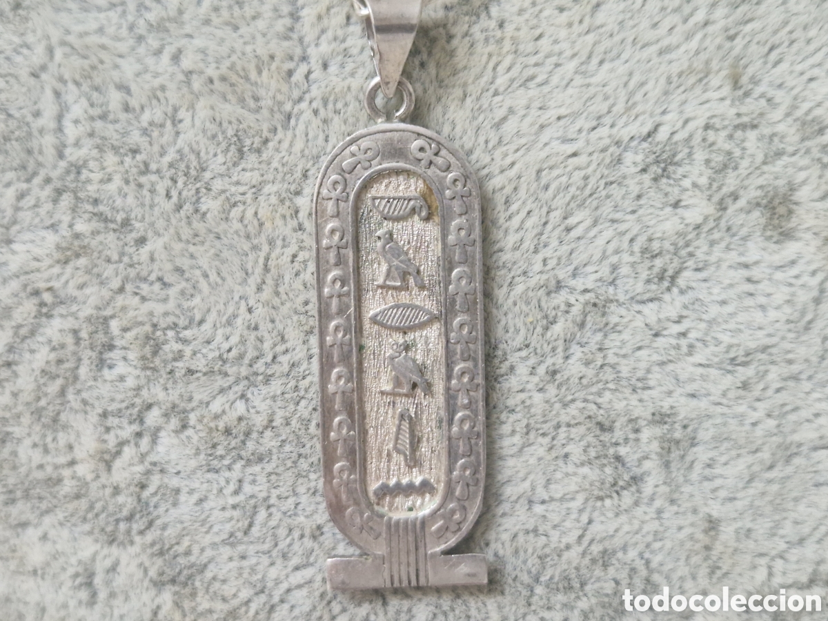 Joyeria: COLGANTE EGIPCIO CON CADENA EN PLATA - Foto 3