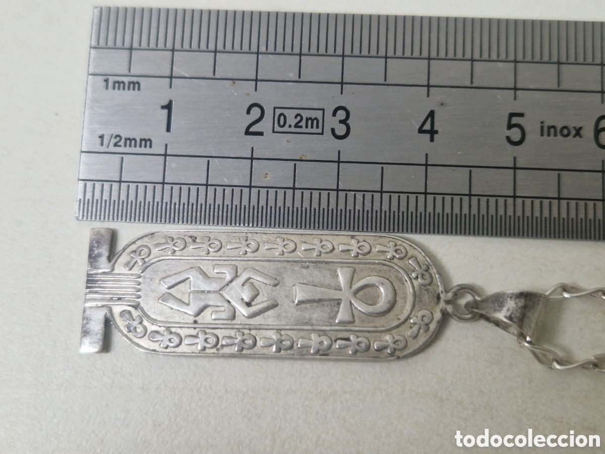 Joyeria: COLGANTE EGIPCIO CON CADENA EN PLATA - Foto 4